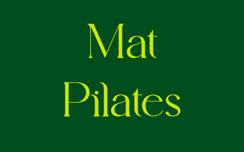 Mat Pilates